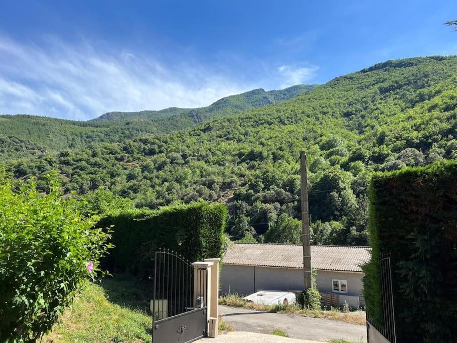 Charmant Logement Avec Piscine. Apartment Valleraugue Exterior photo